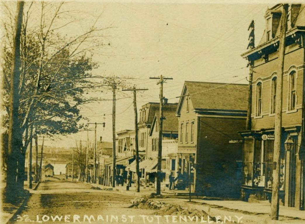 Lower Main St., Tottenville, 1900S.
