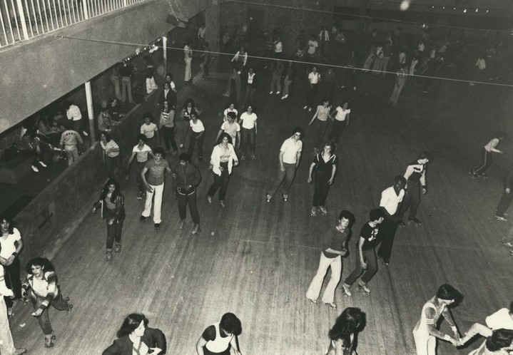 Ritz Super Rink In Port Richmond Busy In The 1980S.