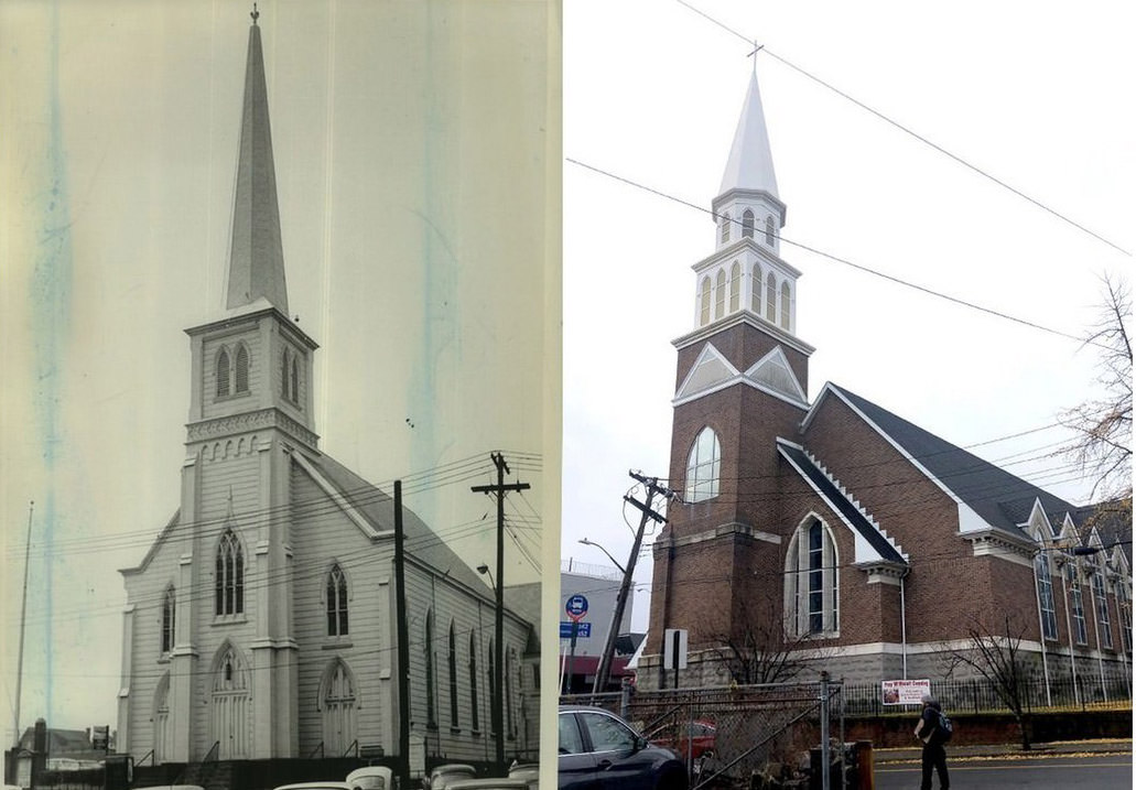 Brighton Heights Reformed Church, St. George, Rebuilt After Accidental Fire Destroyed The Original Building, 1996.