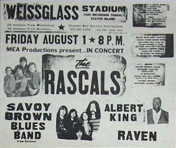 Concert At Weissglass Stadium In 1969