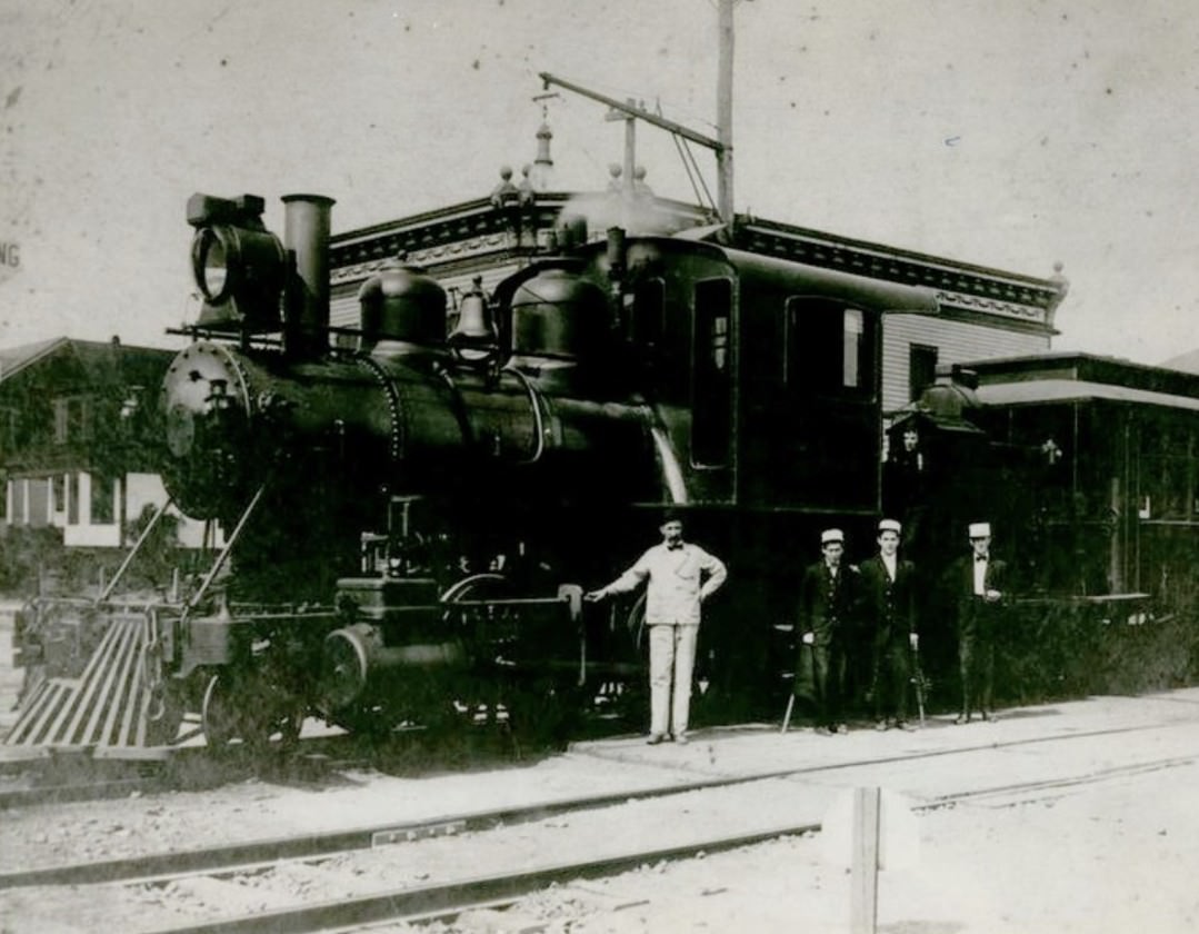 Steam Locomotives Pulled Passenger Trains On The North Shore Staten Island Rapid Transit Line From St. George To Arlington, Replaced By Electric Trains; Service Halted In 1953.