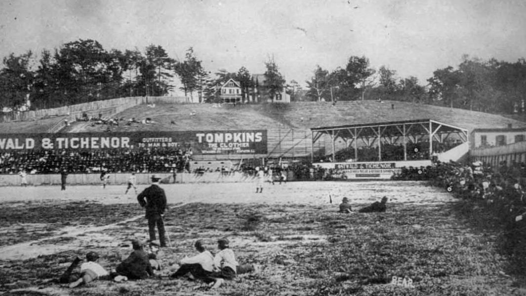 Thompson'S Stadium, Stapleton, Home Of The Staten Island Stapletons Of The Nfl From 1924 Until 1933, Demolished 1958.