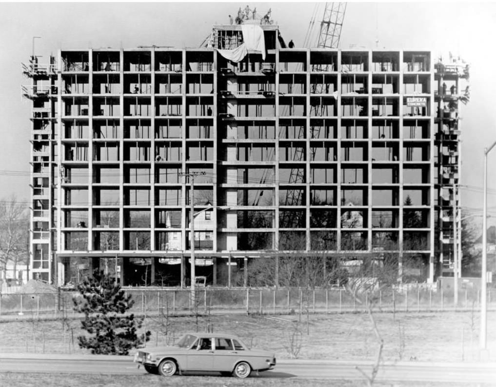 Work Progressing On The Holiday Inn On Richmond Ave., Graniteville, January 17, 1973.