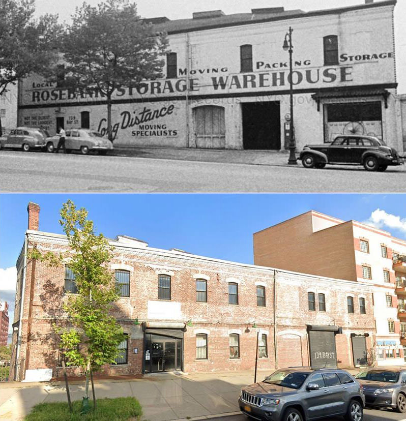 Rosebank Storage Warehouse, 139 Bay Street, 1940 And 2013
