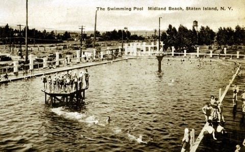 Swimming Pool At Midland Beach, Circa 1907.