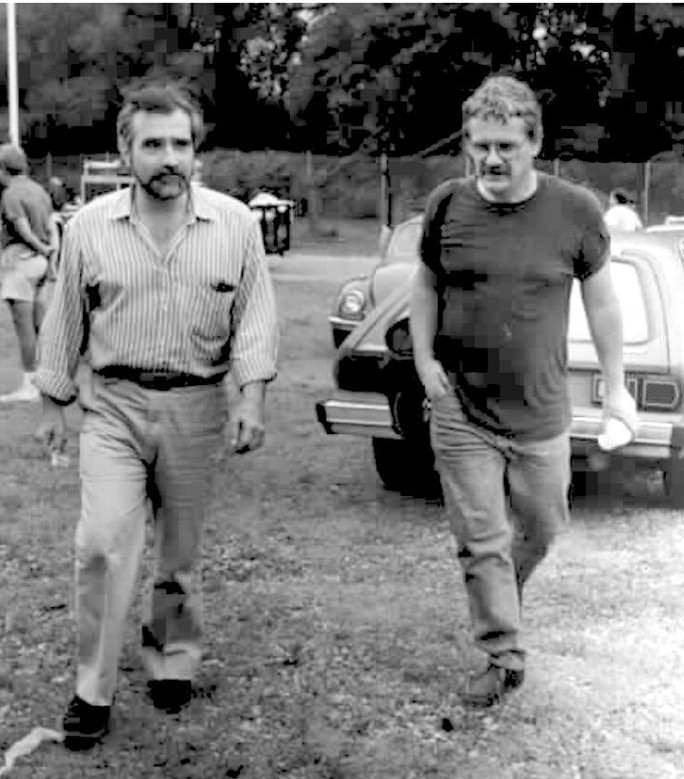 Director Martin Scorsese Walks With Eugene Bregula In Staten Island Developmental Center During Filming Of &Amp;Quot;Goodfellas,&Amp;Quot; 1989.
