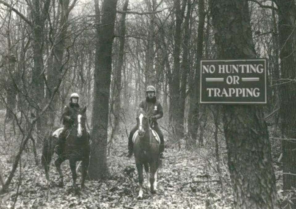 Patricia Earle And Robert Simon Patrolling In Clove Lakes Park, 1983