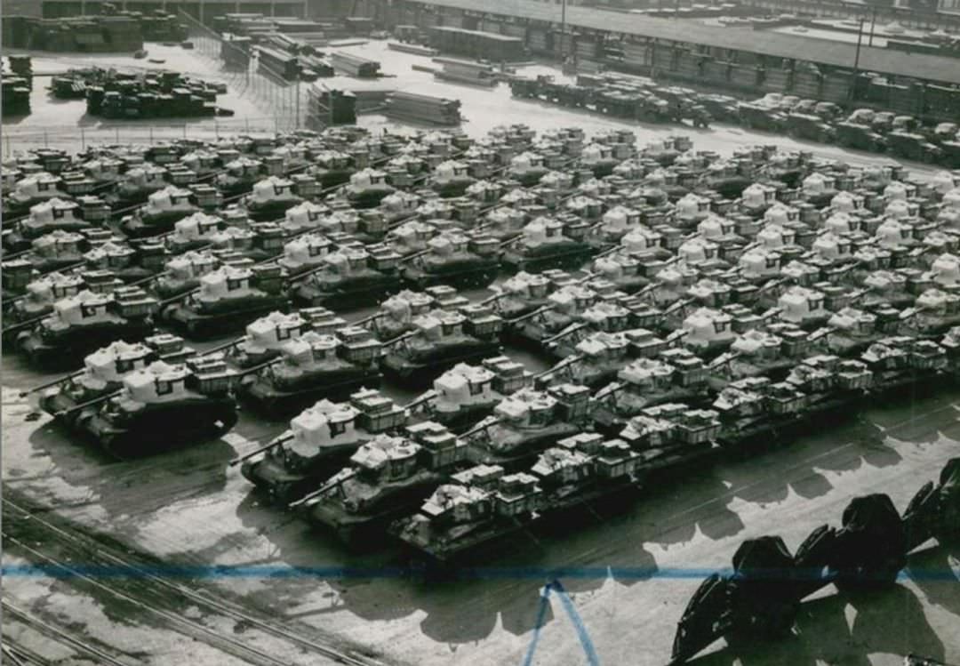Tanks At Staten Island Army Terminal, Stapleton, 1950