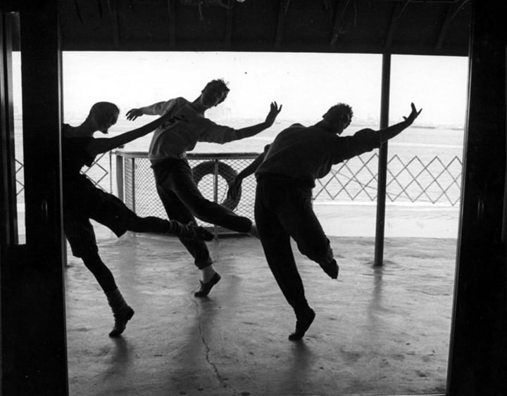 Clive Thompson Dancers Perform Aboard The Staten Island Ferry, 1988.