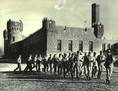 National Guardsmen Working Out At The Manor Road Armory, West Brighton, 1950S