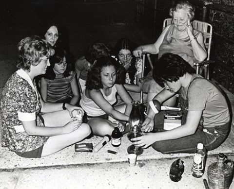 The Summer Of 1977, Blackout In New York City, Staten Island Residents Using A Kerosene Lamp, 1977.