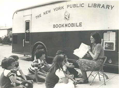 Joanna Long Brings Joy Of Reading To Children On Merrill Avenue In Bulls Head With The New York Public Library'S Bookmobile, 1979.