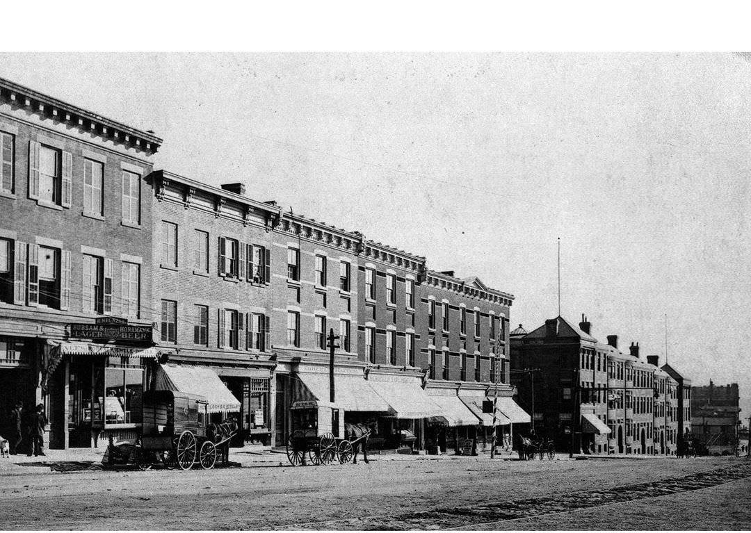 Arietta Street, Tompkinsville, Circa 1894, Was Named After Governor Tompkins' Daughter; It Was The Section Of Victory That Runs Below Bay Street, 1894.