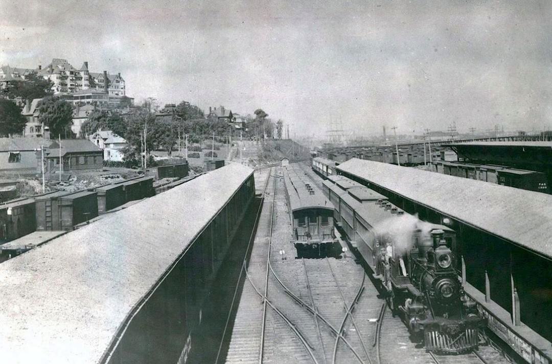 Staten Island Rapid Transit Railway, View Of St. George Terminal, 1900