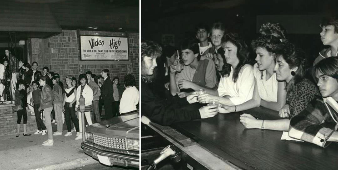 Video High, The Club For The Under 21 Crowd In Great Kills, Photo Taken In November 1985.