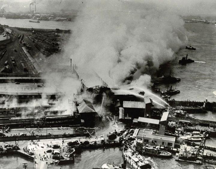 On June 26, 1946, Flames Devastated The St. George Ferry Terminal, Killing Three And Injuring 280; Plans To Replace The Terminal Were Being Submitted, 1946.