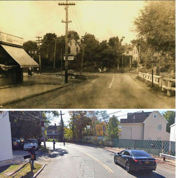 Arthur Kill Road Near Winant Avenue In Rossville, 1930.
