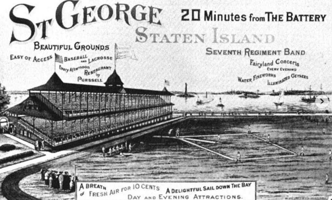 St. George Stadium, Staten Island, Hosting Baseball And Other Events, 1890S