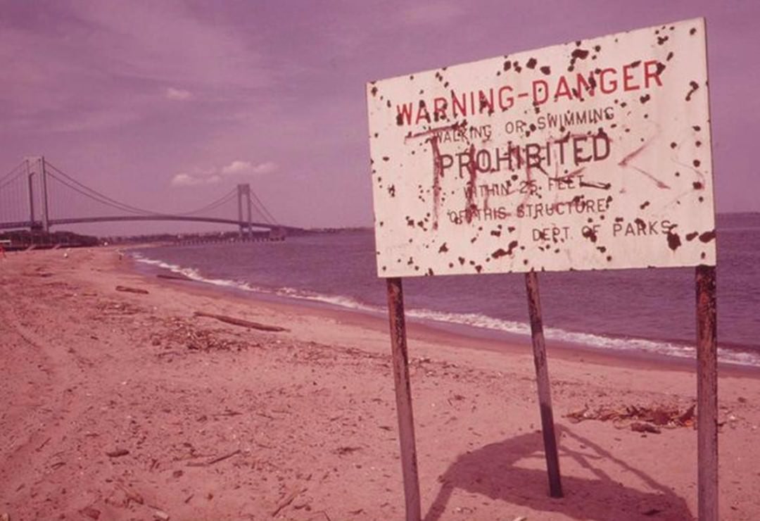 Prohibited Activities At South Beach, Staten Island, 1973.