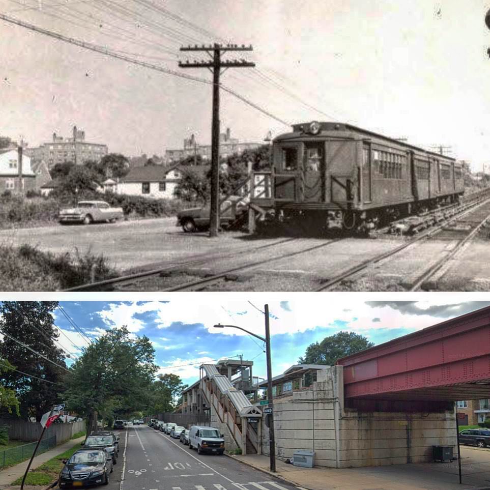Jefferson Avenue Station In Dongan Hills, Circa 1950S.