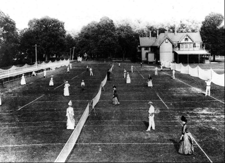 Mary Outerbridge Brought Tennis To Staten Island In 1874; Here Players Enjoy The Game In The 1890S.