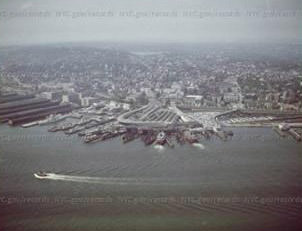 Aerial View Of St. George On Staten Island, 1960S