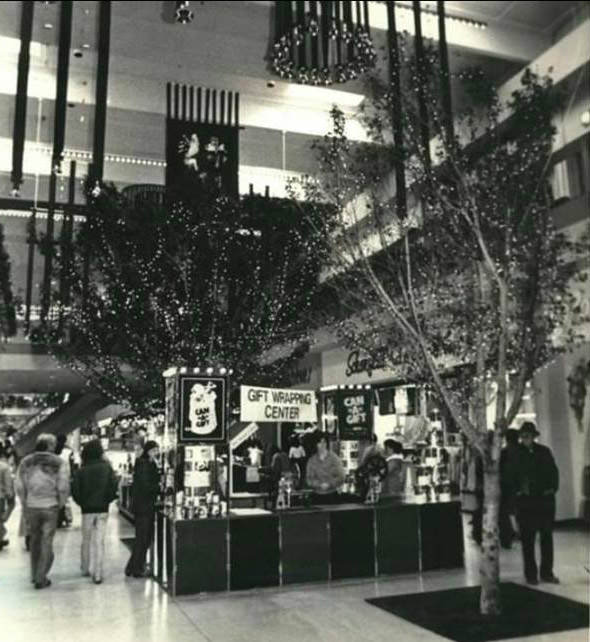 Photo Shows 16 Trees Planted To Give Staten Island Mall An &Amp;Quot;Outdoor&Amp;Quot; Atmosphere, 1981.