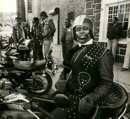 Touch Of Class Motorcycle Club Headquarters Located In Port Richmond, 1983.