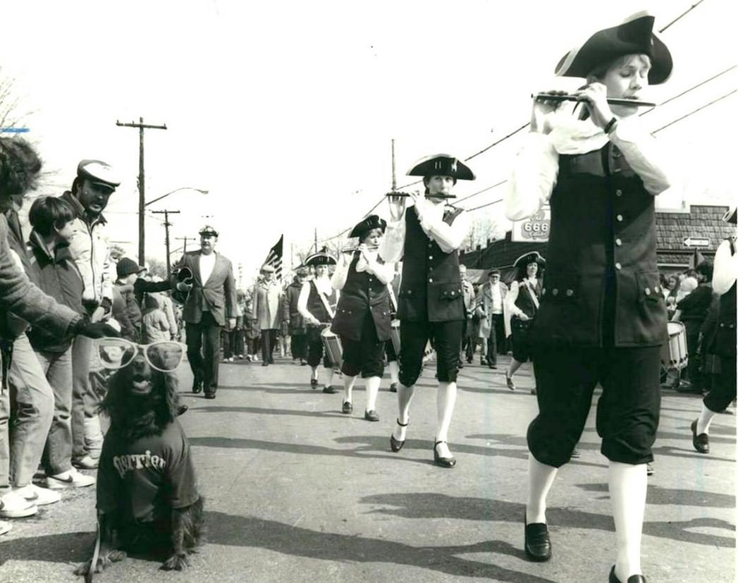 Flashback To Forest Avenue St. Patrick’s Parade In 1984; Irish Setter “Brandy” And Parade Cancellation Due To Covid-19, 1984.