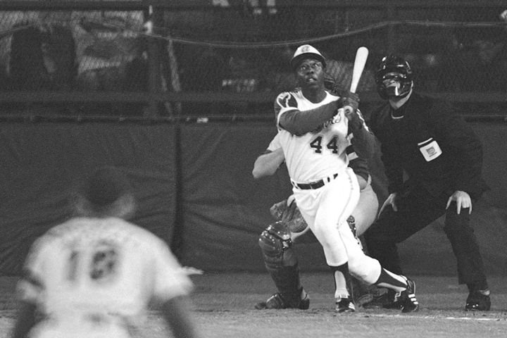 Hank Aaron'S 715Th Career Homer; Game Against Los Angeles Dodgers In Atlanta, Ga., 1974.