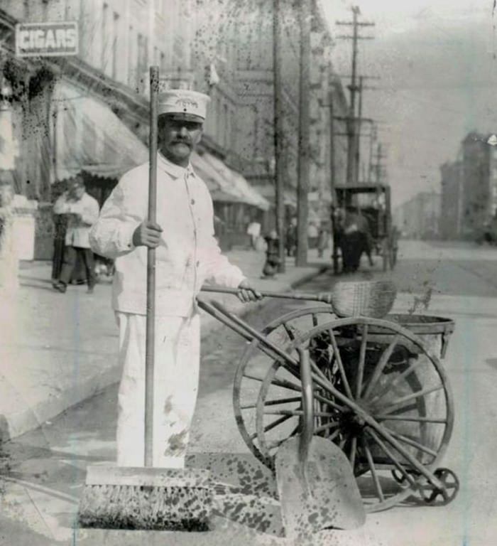 George Waring, Commissioner Of Street Cleaning, 1895.