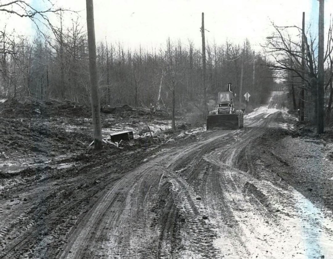 Woodrow Road Near Alexander Avenue, 1973.