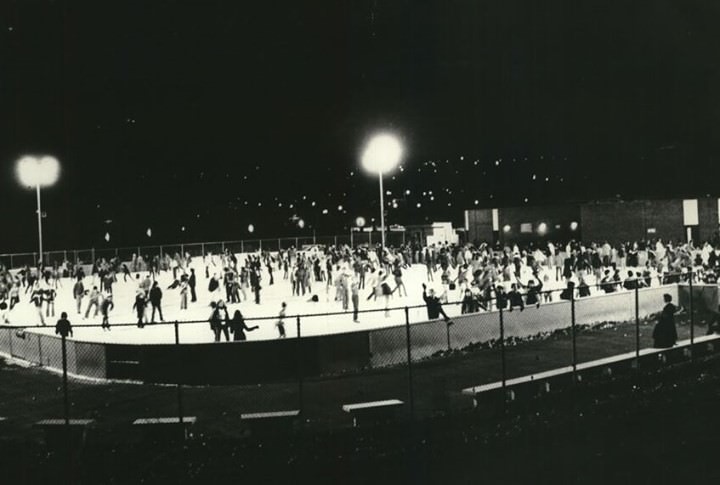 War Memorial Skating Rink, Clove Lakes Park, Staten Island, Nov. 1976.