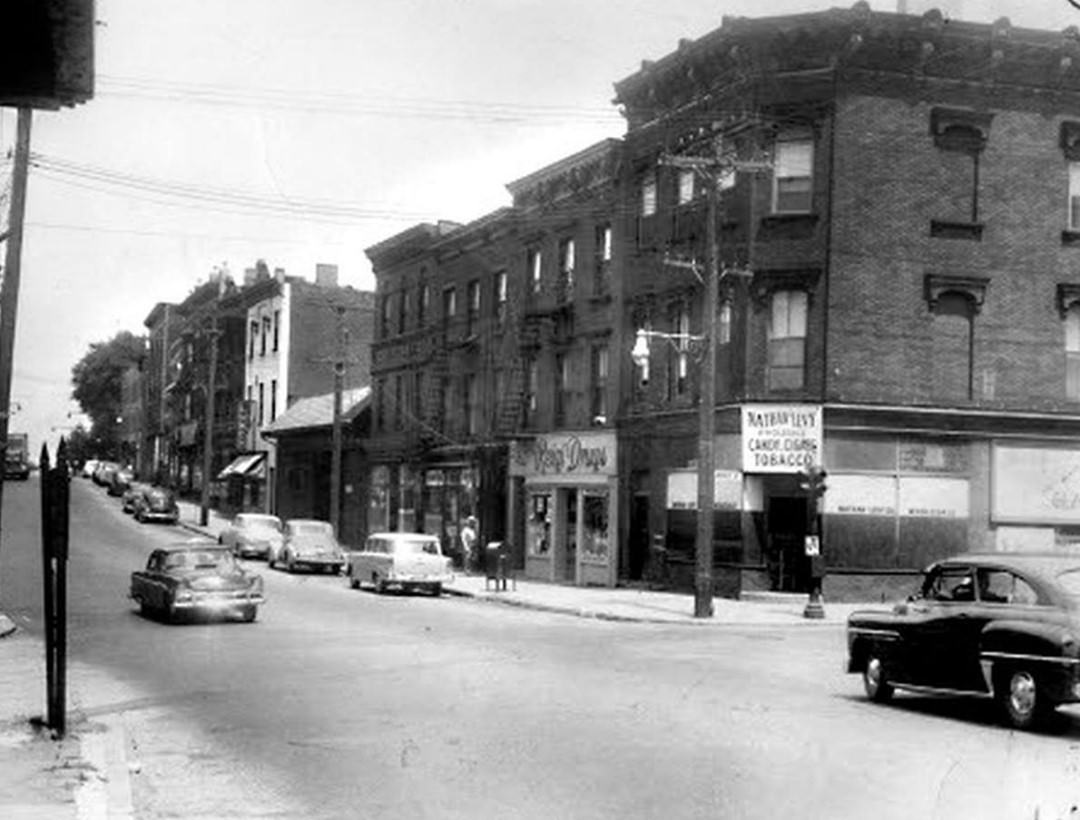 Nathan Levy Candy Store, Richmond Terrace, Near York Avenue, Circa 1956.