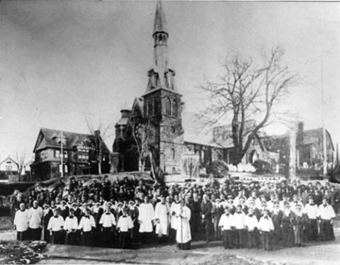 Photo Of The Episcopal Church Of The Ascension Taken Around 1927; Church Moved To Current Location At One Kingsley Avenue, 1949.