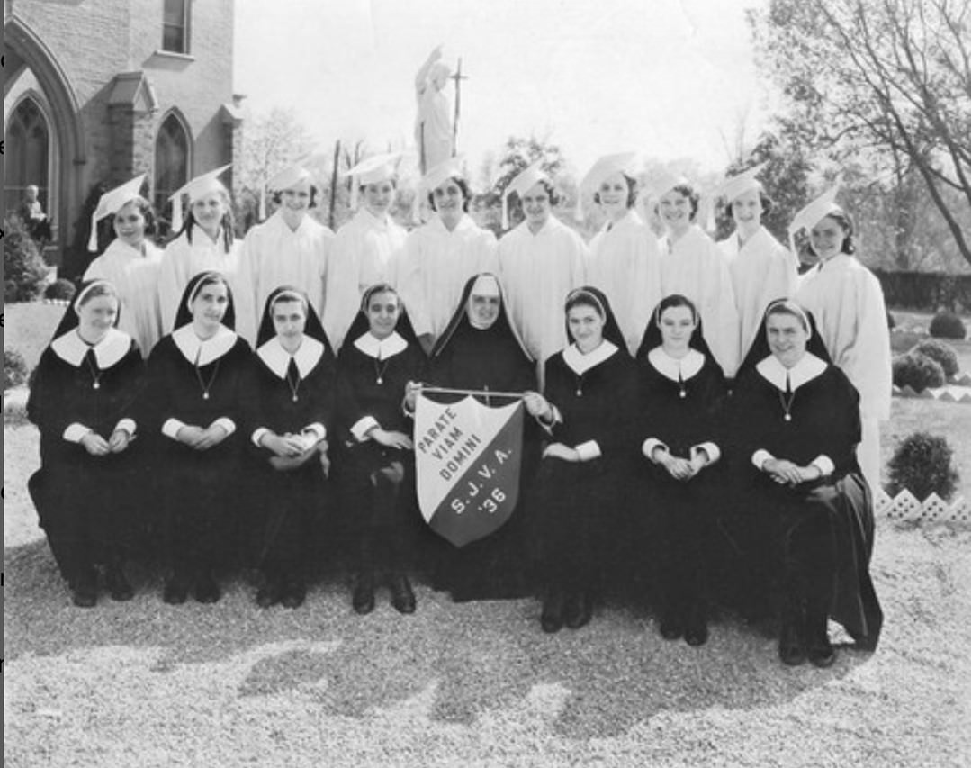 St. John Villa Academy'S First Graduating Class, 1936.