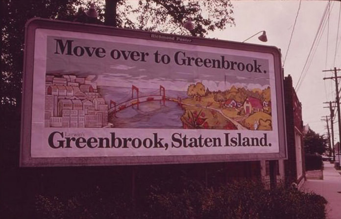 Confusion Over &Amp;Quot;Greenbrook, Staten Island&Amp;Quot; In A Development Advertisement, Circa 1973.