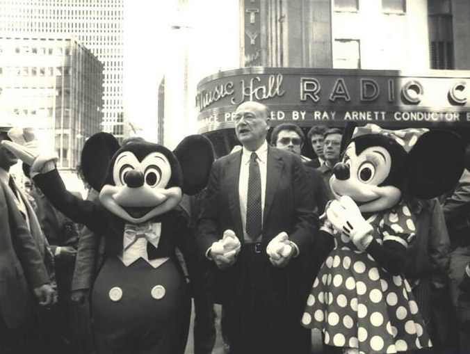 Mickey Mouse Made His Debut On Nov. 18, 1928; Mayor Koch Welcomed Him And Minnie To Nyc, 1985.