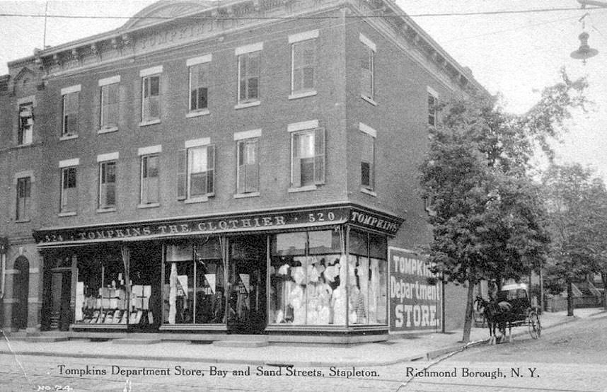 Tompkins Department Store On The Corner Of Bay And Sand Streets, Circa 1912