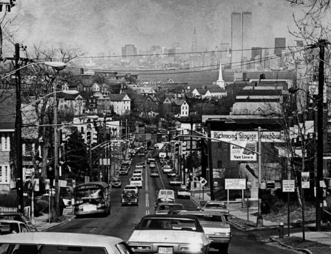 Classic Staten Island View Of Forest Ave. And Victory Blvd., Circa 1974