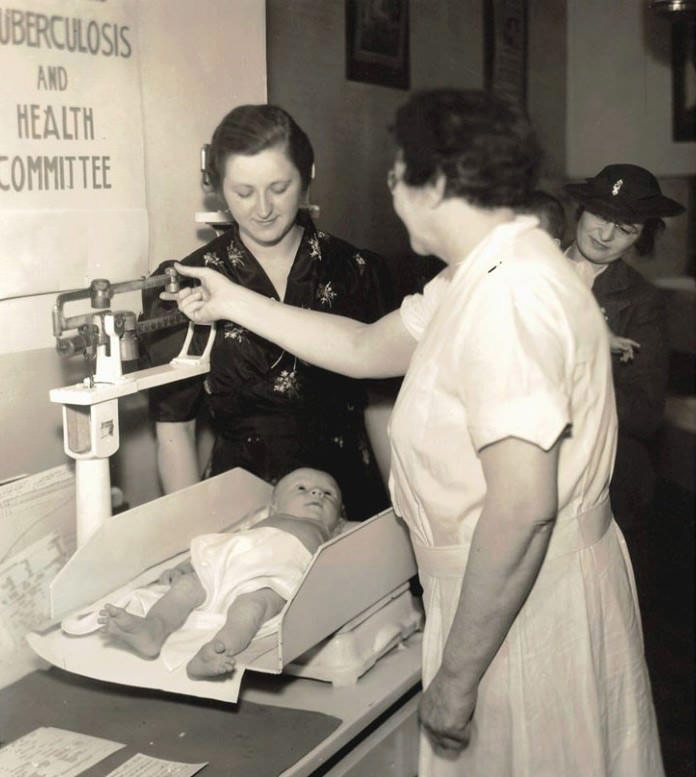 Staten Island Tuberculosis And Health Committee'S Baby Clinic, West Brighton, Circa 1937.