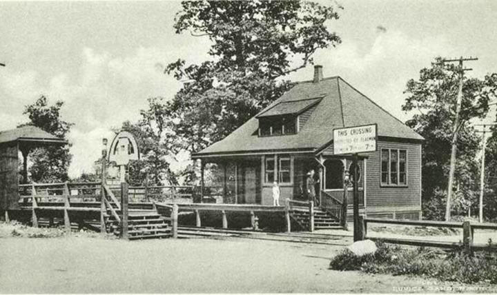 Oakwood Heights Railroad Station, Circa 1900S.