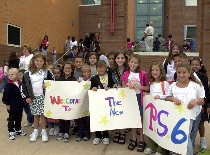 Students At P.s. 6 On The First Day Of In-Person Learning, September 9, 2000.