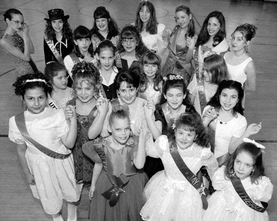 Contestants At The Miss Richmond Pageant, Totten Intermediate School, Tottenville, April 7, 1995.