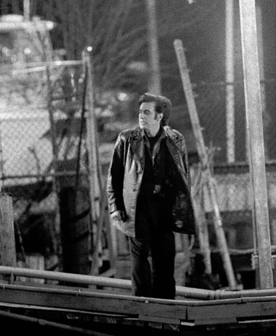 Al Pacino On The Set Of 'The Donnie Brasco Story' Outside Of Staten Island Boat Sales In Great Kills Harbor, 1996.