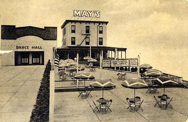 May'S Hotel In South Beach, A Dance Hall Mecca Along The Roosevelt Boardwalk, Was Demolished In 1956.