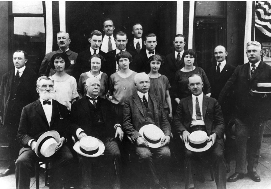 Staten Island Savings Bank'S Goal Was To Serve The Residents And Business Owners Of Stapleton; Bank Workers Pose, 1923.