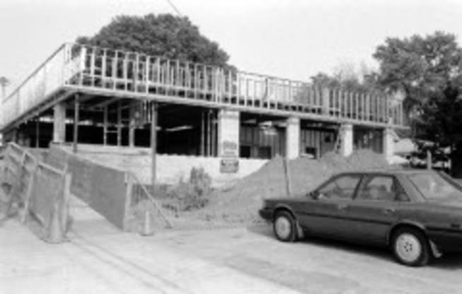 Construction At Kings Arms, Forest Avenue, West Brighton, 1996.