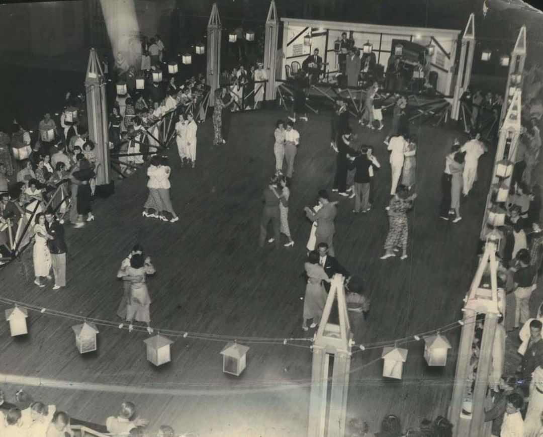 Dancing Under The Stars To The Midland Orchestra, 1936.