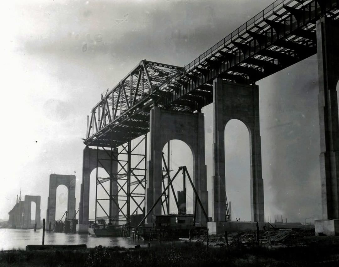 Outerbridge Crossing Opened With The First Goethals Bridge, Named For Eugenius Harvey Outerbridge, 1928.